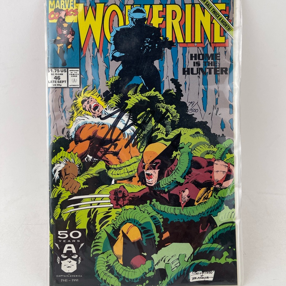 Wolverine Vol 2 #46 Dynamic Forces Variant Signed By Tyler Mane 79/500